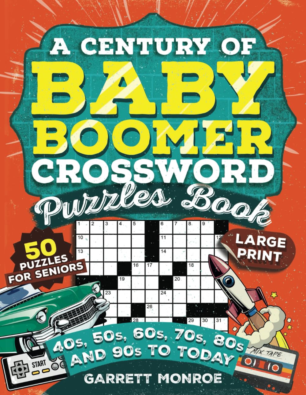 Foto 2 pulgar | Libro Un Siglo De Crucigramas De Baby Boomers Para Personas Mayores - Venta Internacional.