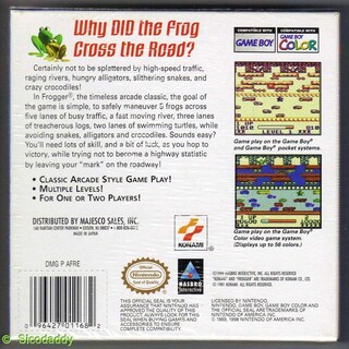 Foto 2 | Reacondicionado Videojuego Frogger Hasbro Para Múltiples Consolas Retro - Venta Internacional.