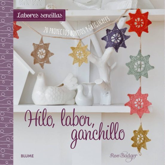 Foto 1 | Labores Sencillas: Hilo Labor Ganchillo Ros Badger Blume Tapa Blanda