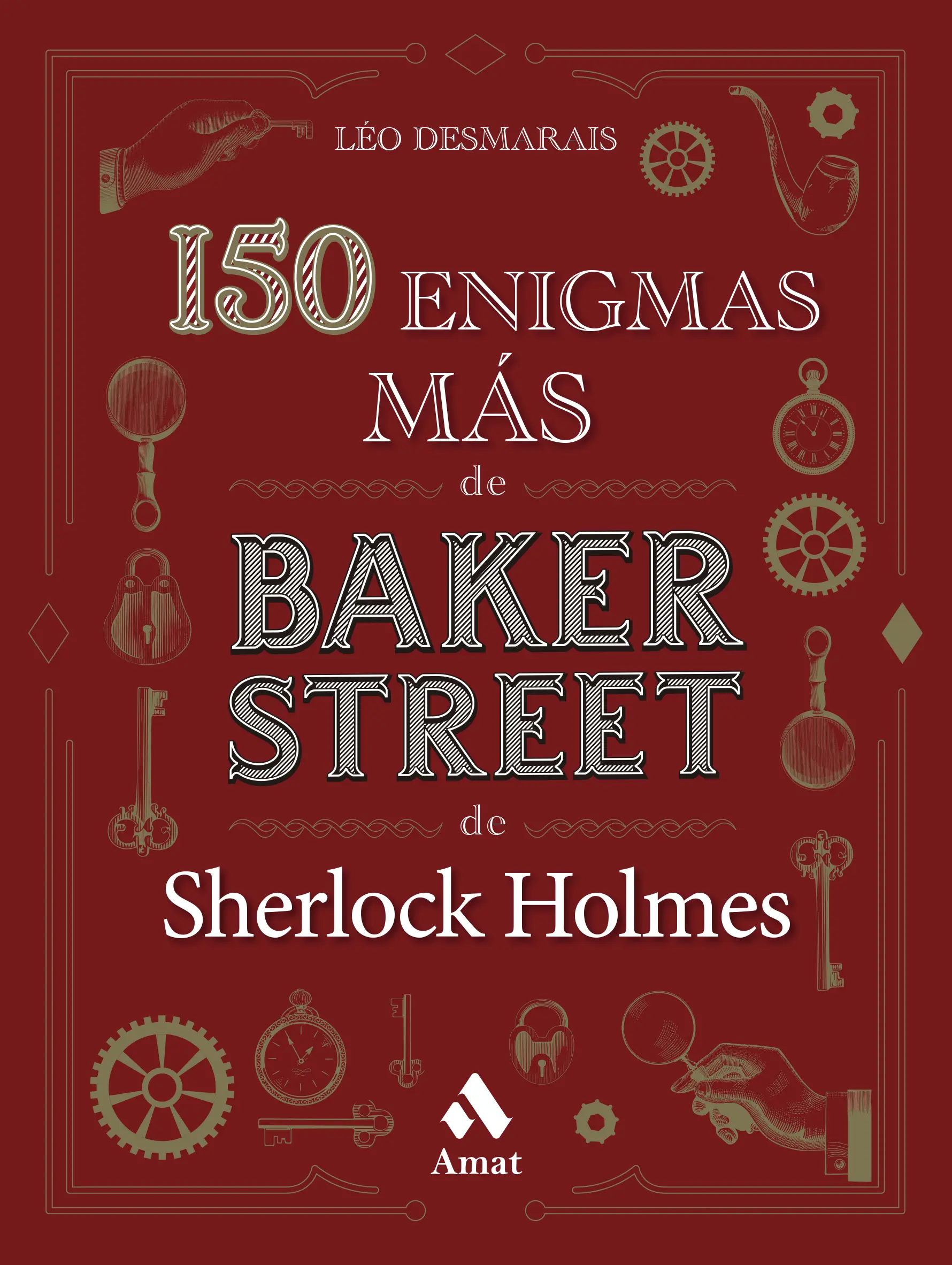 Foto 2 pulgar | 150 Enigmas De Baker Street Leo Desmarais Amat Tapa Blanda