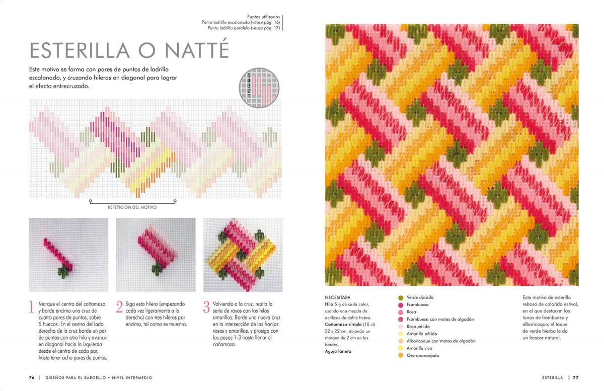 Foto 3 | Punto Bargello Laura Angell Y Lynsey Angell Librero Tapa Blanda