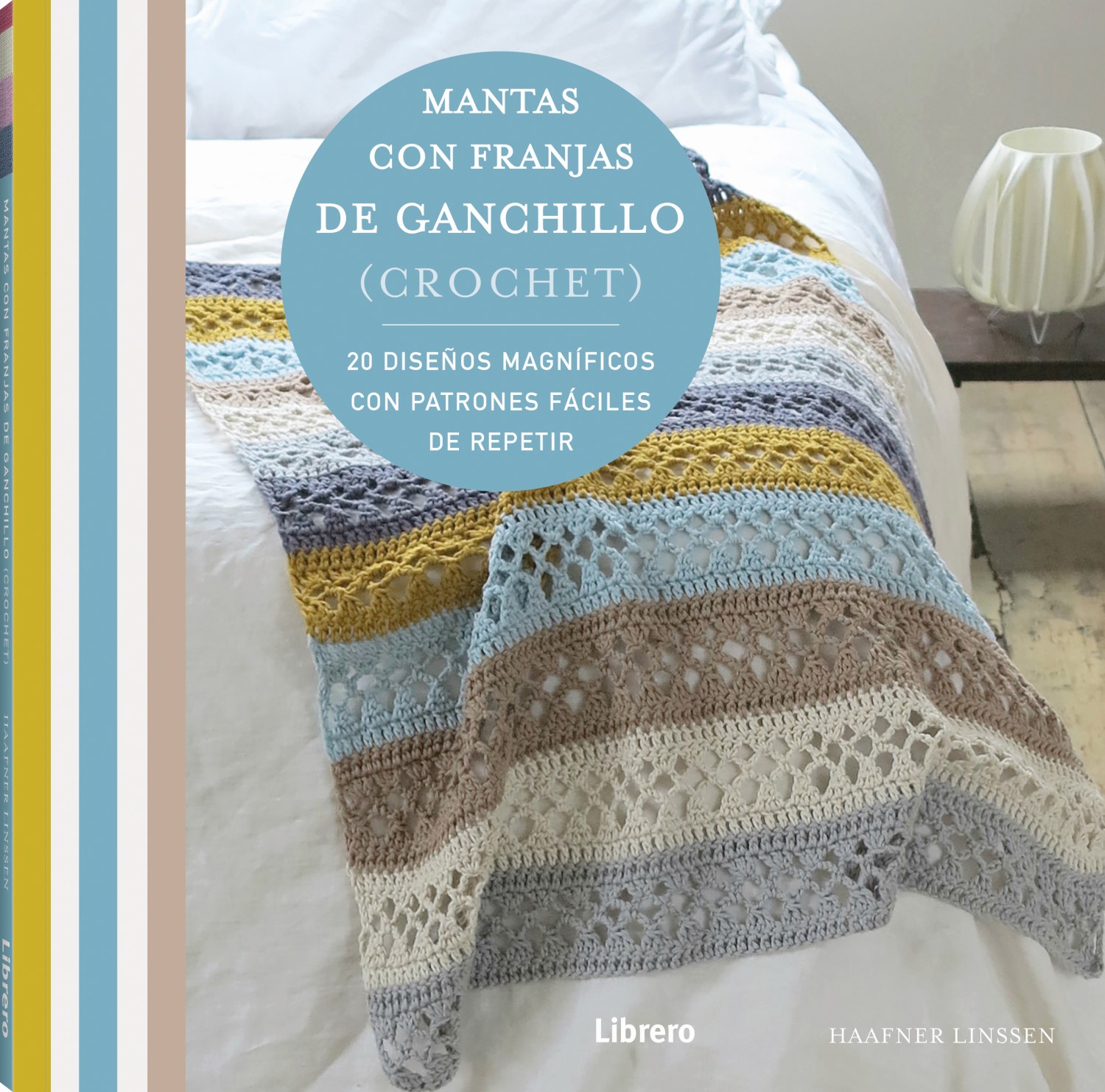 Foto 1 | Mantas Con Franjas De Ganchillo Haafner Linssen Librero Tapa Blanda