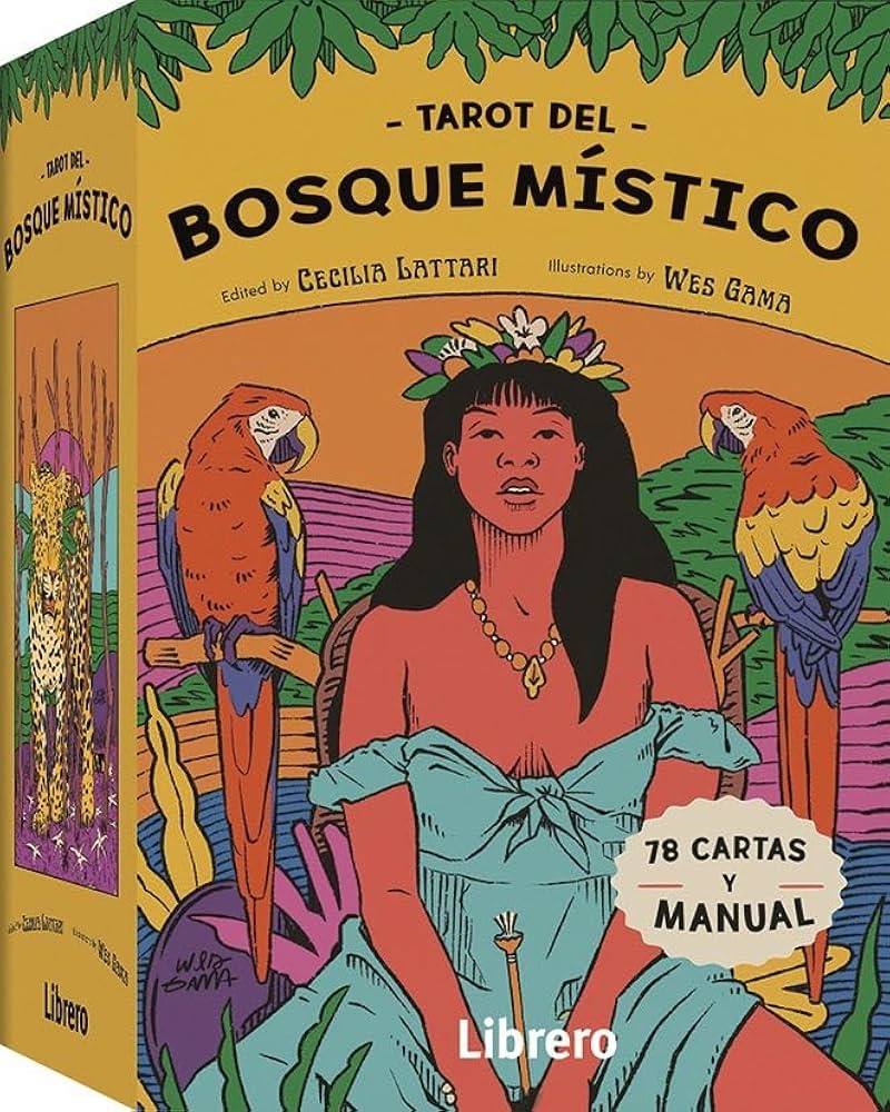 Foto 2 pulgar | Tarot Del Bosque Mistico Cecilia Lattari Librero Pasta Dura