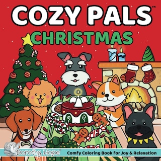 Foto 1 | Libro Para Colorear Cozy Pals Christmas Para Adultos Y Adolescentes - Venta Internacional.