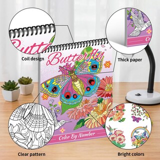 Foto 7 | Libros Para Colorear Kalysky Relaxation Adult Colorea Por Números - Venta Internacional.