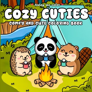 Foto 1 | Libro Para Colorear Cozy Cuties Comfy Cute Para Adultos Y Adolescentes - Venta Internacional.