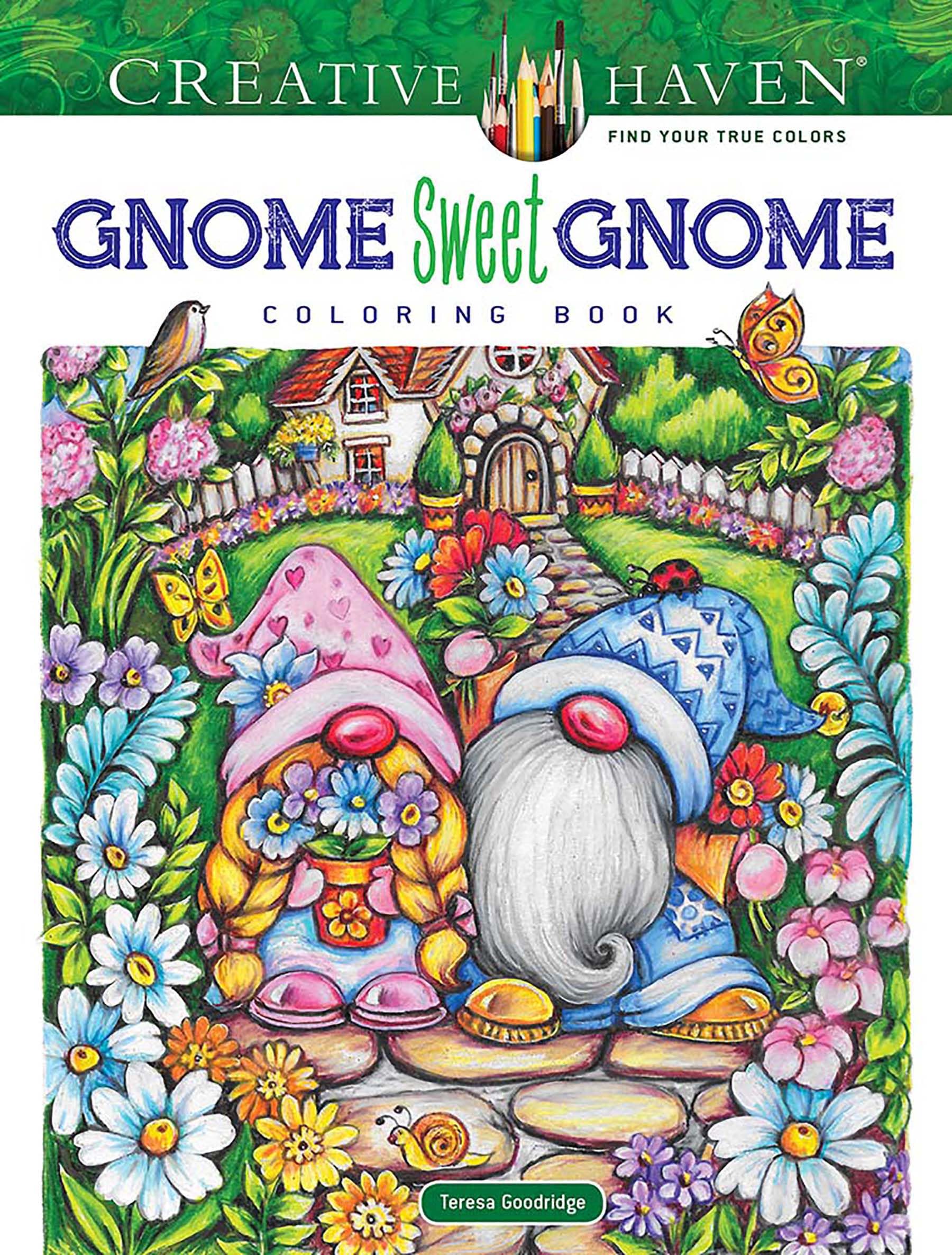 Foto 2 pulgar | Libro Para Colorear Dover Publications Creative Haven Gnome Sweet Gnome - Venta Internacional.