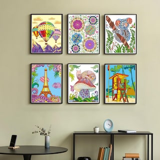 Foto 3 | Set De Libros Para Colorear Kalysky Adult Animals Flowers 3 Books - Venta Internacional.