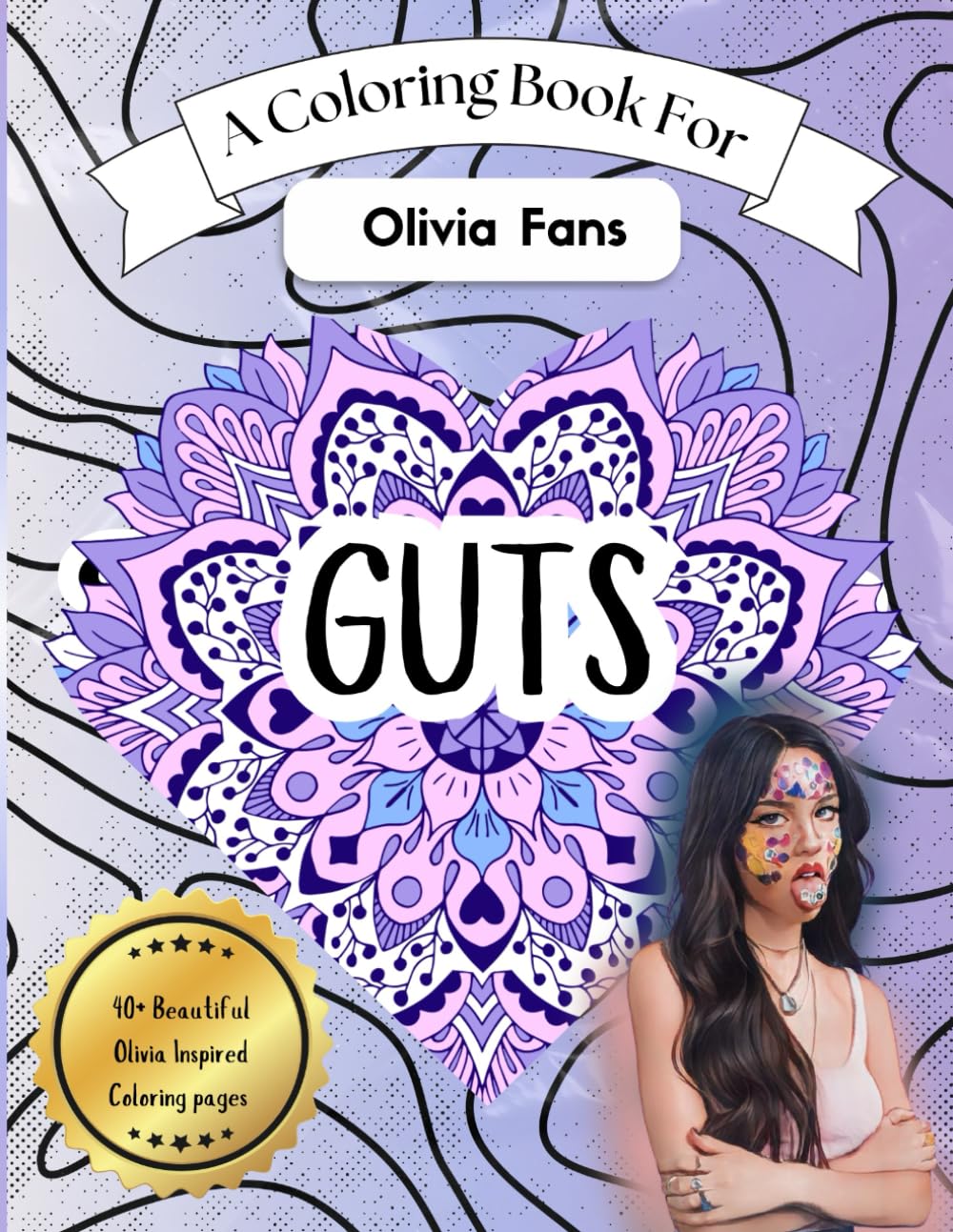 Foto 2 pulgar | Libro Para Colorear Guts: Un Alivio Del Estrés Inspirado En Olivia - Venta Internacional.
