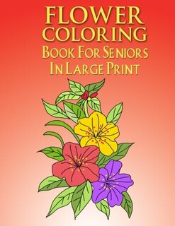 Foto 1 | Libro Para Colorear Genérica Flower Para Personas Mayores En Letra Grande - Venta Internacional.