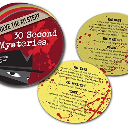 Foto 4 pulgar | Game University Games Mystery  Mind And Logic 30 Second Mysteries Red - Venta Internacional.