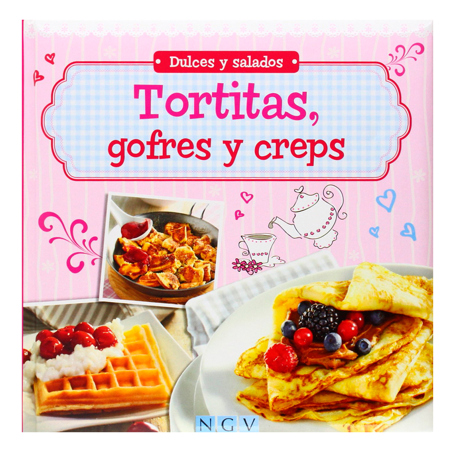 Foto 2 pulgar | Libro Tortitas/Gofres y Creps NGV Pasta Dura