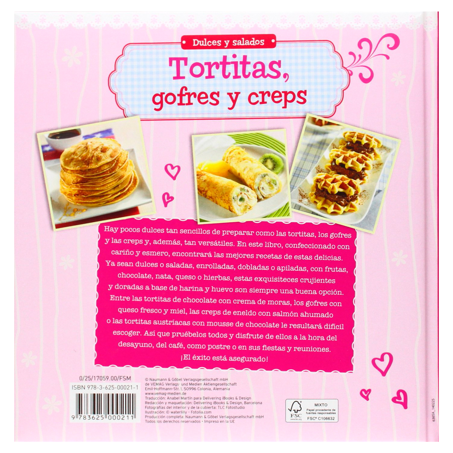 Foto 3 pulgar | Libro Tortitas/Gofres y Creps NGV Pasta Dura