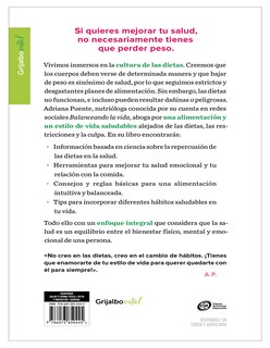 Foto 2 | ''balanceando La Vida: Sana Tu Relación Con La Comida, Esitorial Grijalbo Autor Adriana Puente