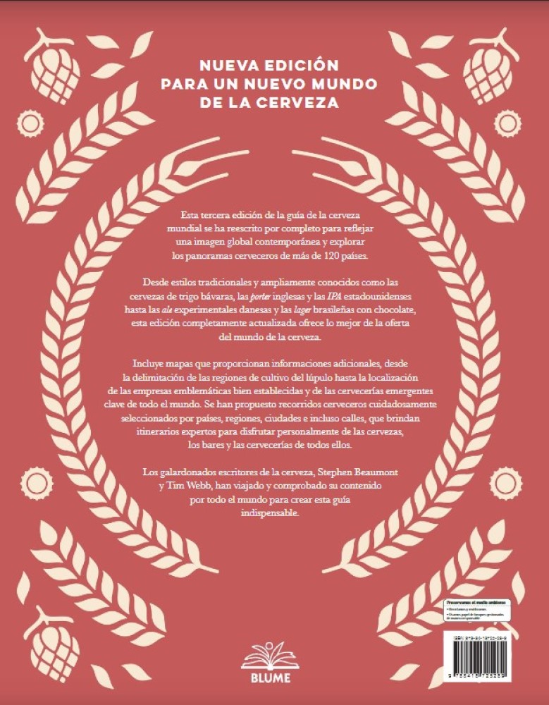 Foto 4 pulgar | Atlas Mundial De La Cerveza (2021) Tim Webb Stephen Beaumont Blume Pasta Dura