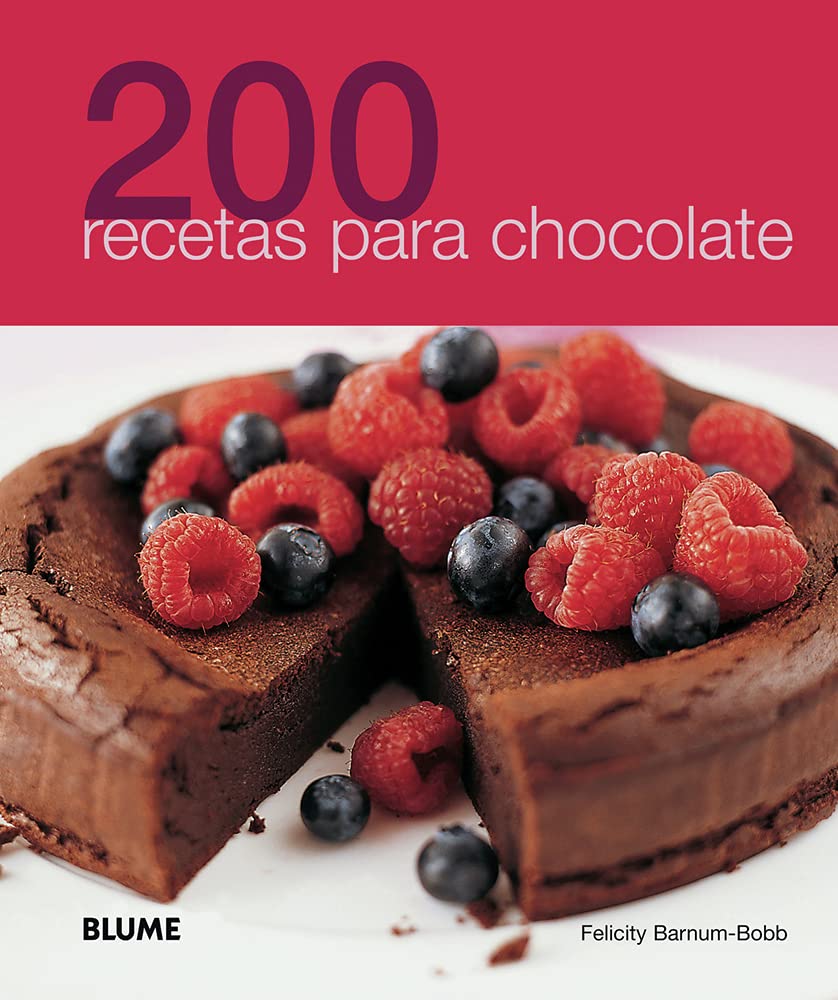 200 Recetas De Chocolate Varios Autores Blume Tapa Blanda