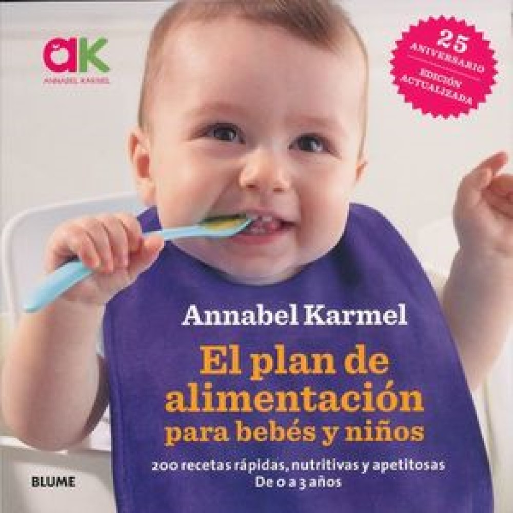 Foto 2 pulgar | Plan De Alimentacion Para Bebes Y Niños Annabel Kermel Blume Tapa Blanda