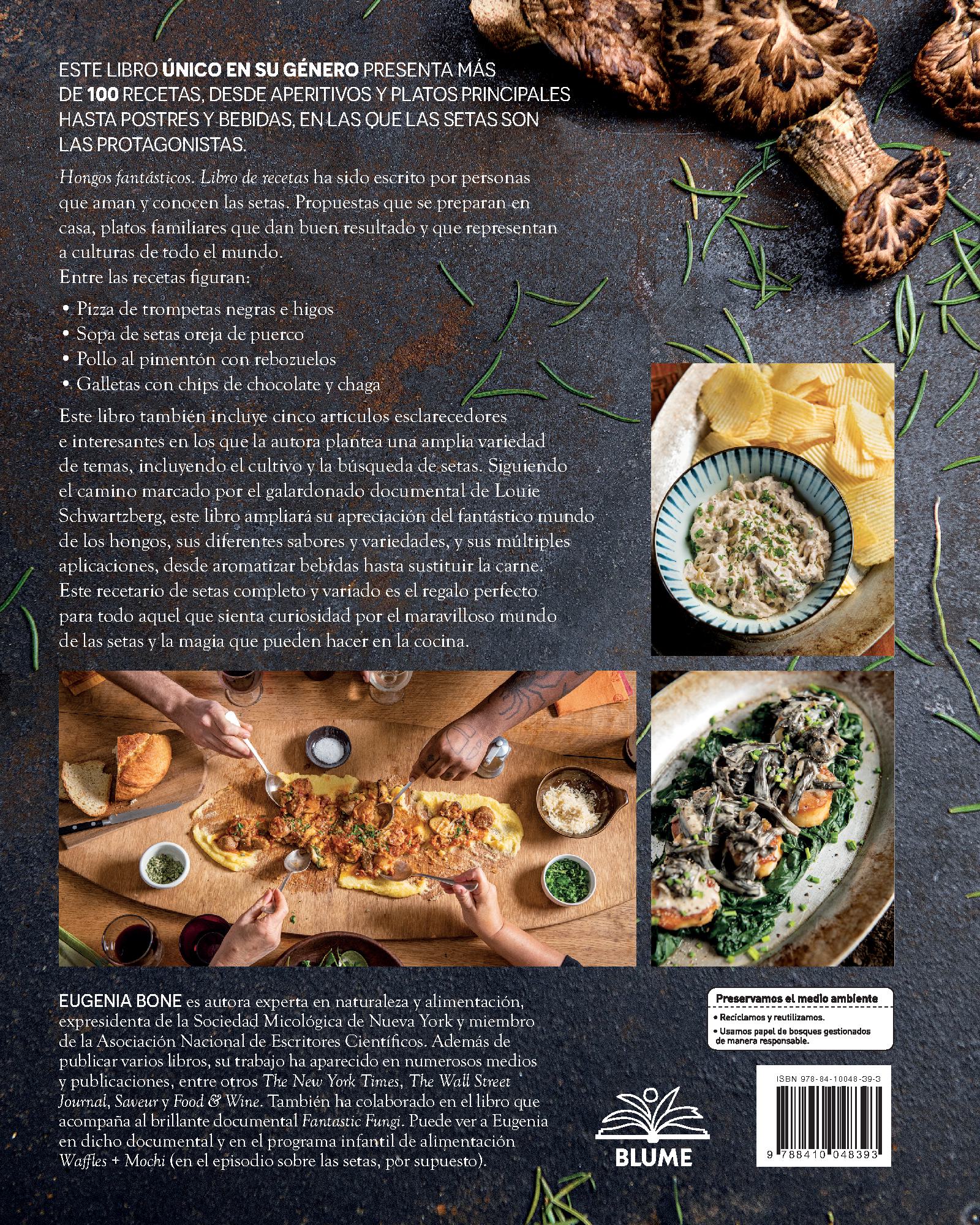 Foto 4 pulgar | Hongos Fantásticos. Libro De Recetas Eugenia Bone Blume Pasta Dura