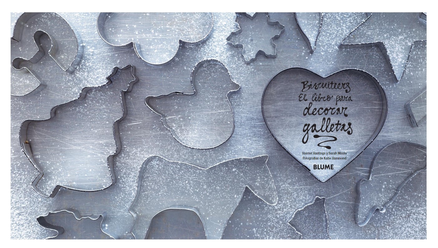 Foto 3 pulgar | Libro Biscuiteers. Libro Para Decorar Galletas Sara Fitzelgard Harriet Hastings Blume Pasta Dura