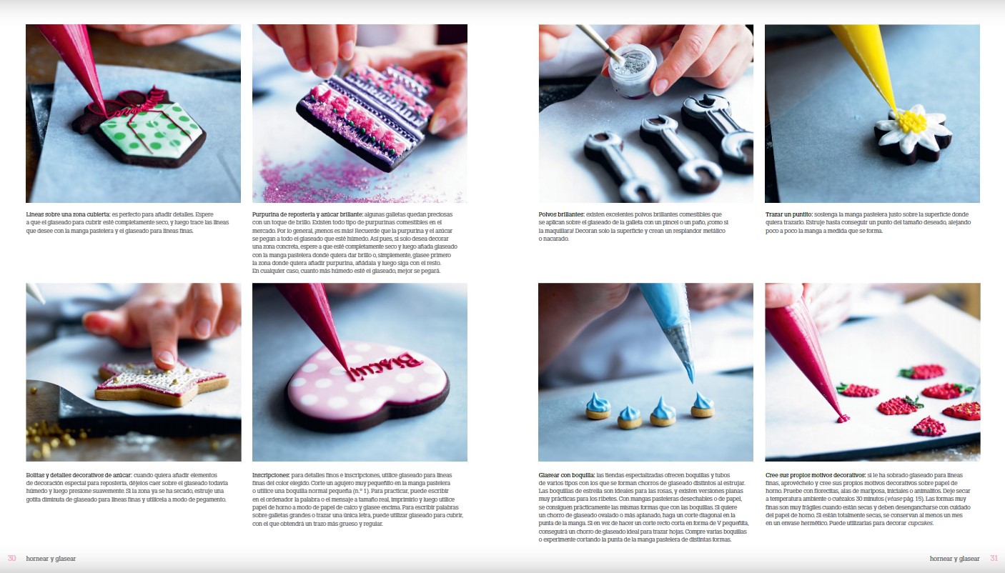 Foto 4 pulgar | Libro Biscuiteers. Libro Para Decorar Galletas Sara Fitzelgard Harriet Hastings Blume Pasta Dura