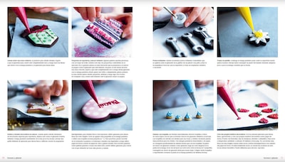Foto 3 | Libro Biscuiteers. Libro Para Decorar Galletas Sara Fitzelgard Harriet Hastings Blume Pasta Dura