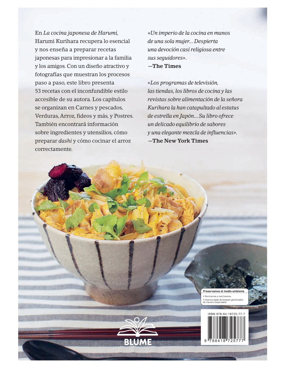 Foto 4 pulgar | Cocina Japonesa De Harumi Kurihara Harumi Blume Pasta Dura