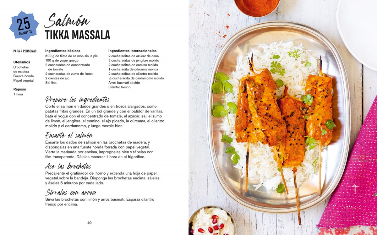 Foto 2 | India Pequeños Platos Del Mundo Sandra Mahut Librero Pasta Dura