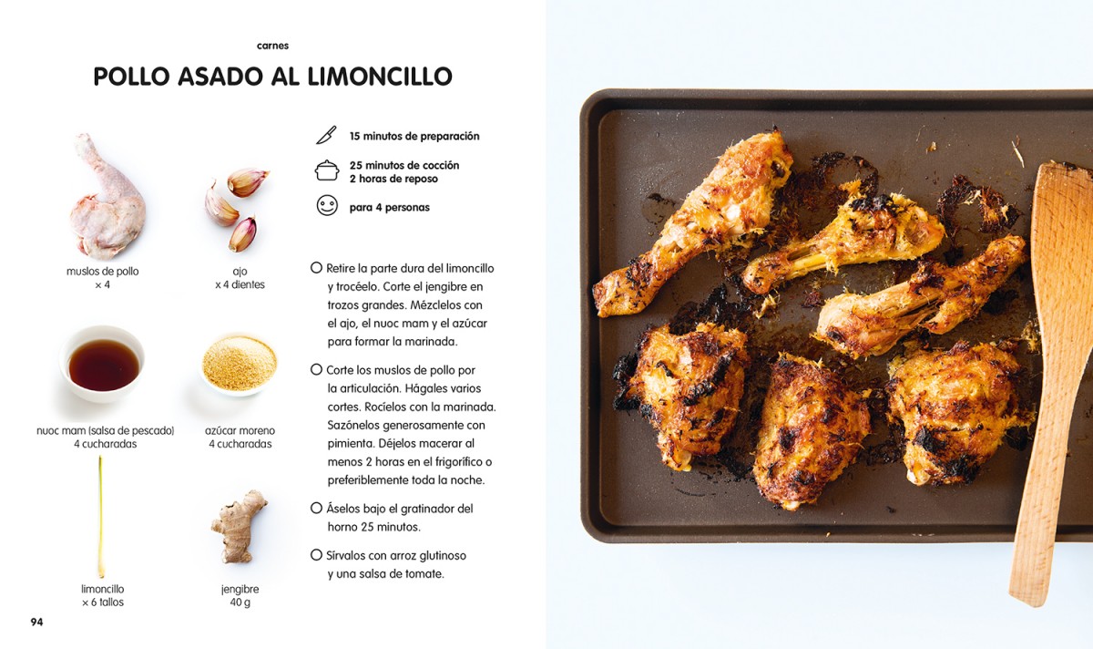 Foto 5 | 100 Recetas Cocina Asiatica Varios Autores Librero Tapa Blanda