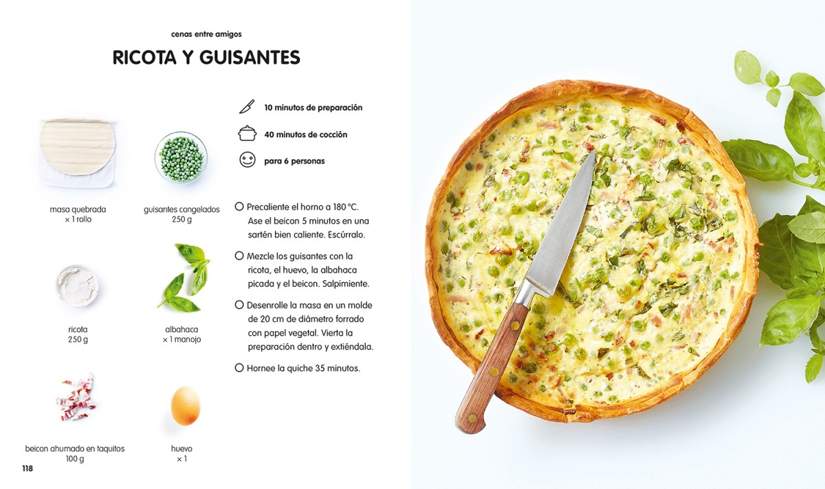 Foto 4 | 100 Recetas Quiches Y Tartas Varios Autores Librero Tapa Blanda