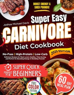 Foto 1 | Libro De Cocina Dieta Carnívora Súper Fácil, Sin Esfuerzo Y Alta En Proteínas - Venta Internacional.