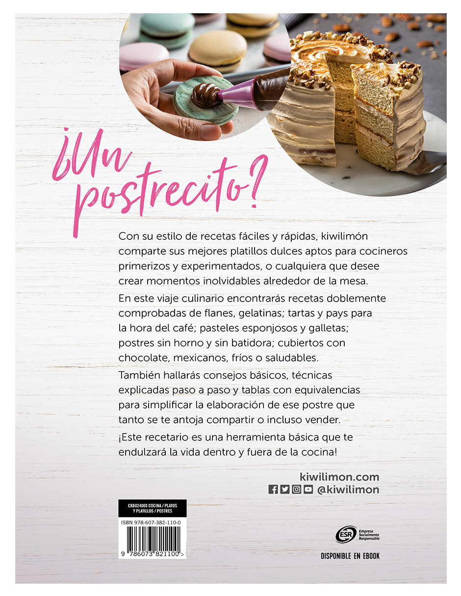 Foto 3 pulgar | 📚 Kiwilimón. Los Mejores Postres Paso A Paso 🍰 Editorial Aguilar