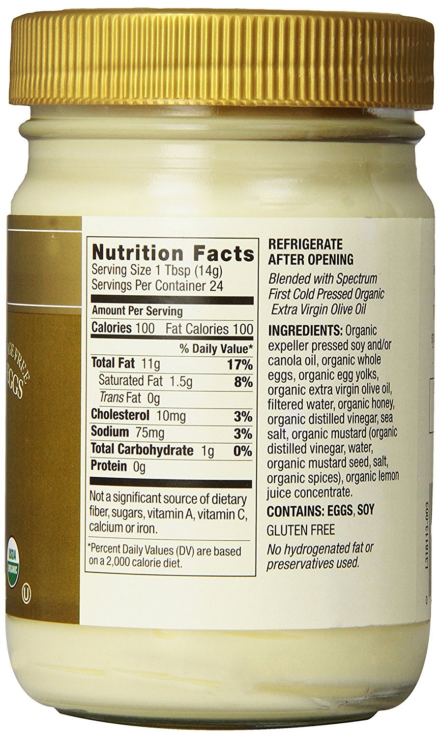 Foto 3 pulgar | Aceite De Oliva Mayonesa Spectrum  355 Ml  Sin Gluten - Venta Internacional.