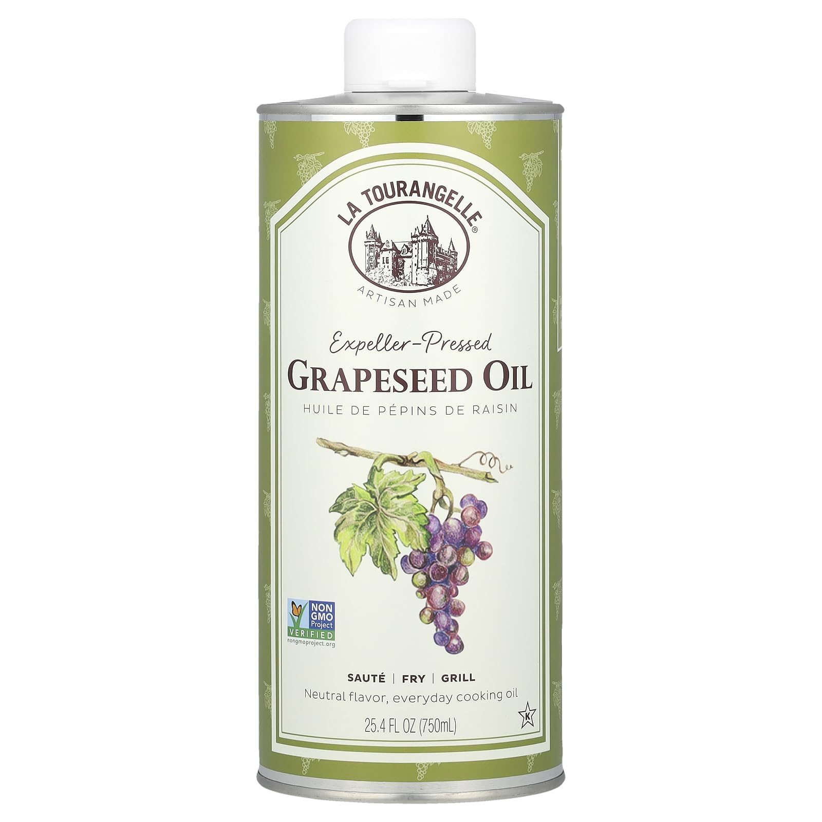 Foto 2 pulgar | Aceite De Cocina La Tourangelle Para Semillas De Uva  750 Ml  Prensado Con Expulsor - Venta Internacional.