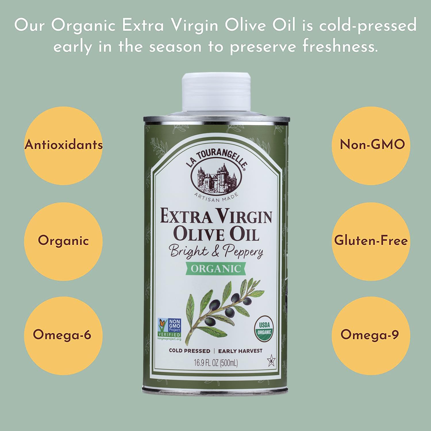 Foto 3 | Aceite De Oliva La Tourangelle Ecológico Virgen Extra 750 Ml - Venta Internacional.