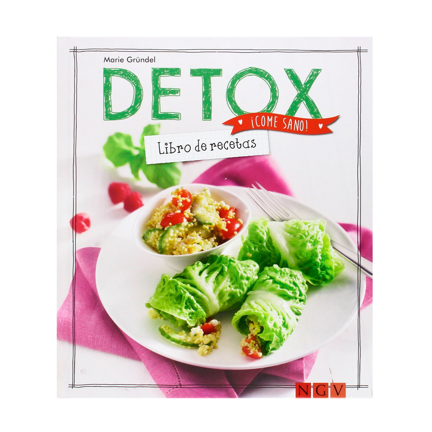 Foto 1 | Libro Detox Ngv de Pasta Dura color Blanco