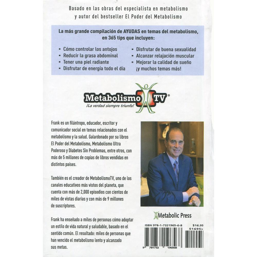 Foto 2 | ¡Despierta tu Metabolismo! 365 Tips para Restaurar Mejorar y Apoyar el Metabolismo