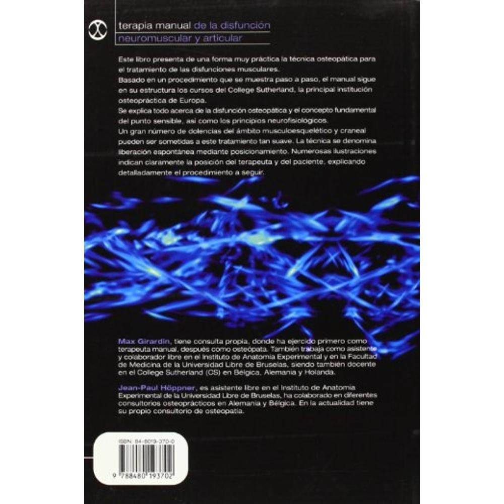 Foto 2 | Terapia Manual De La Disfunción Neuromuscular Y Articular