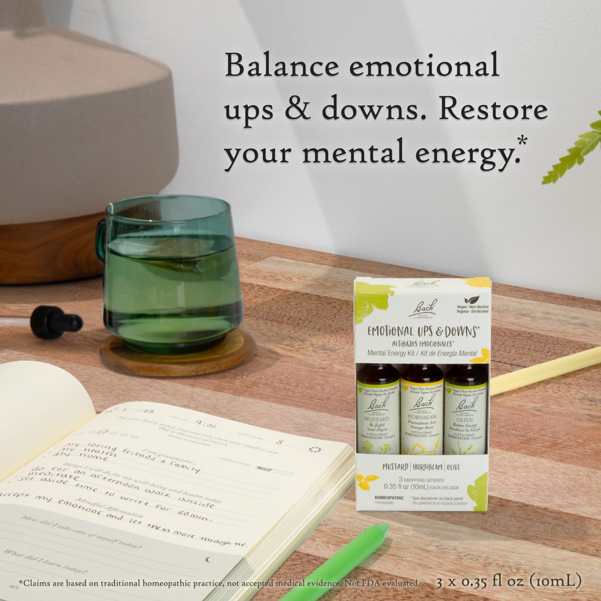 Foto 4 pulgar | Set De Trío Flower Remedies Bach Emotional Ups & Downs  3 X 10 Ml - Venta Internacional.