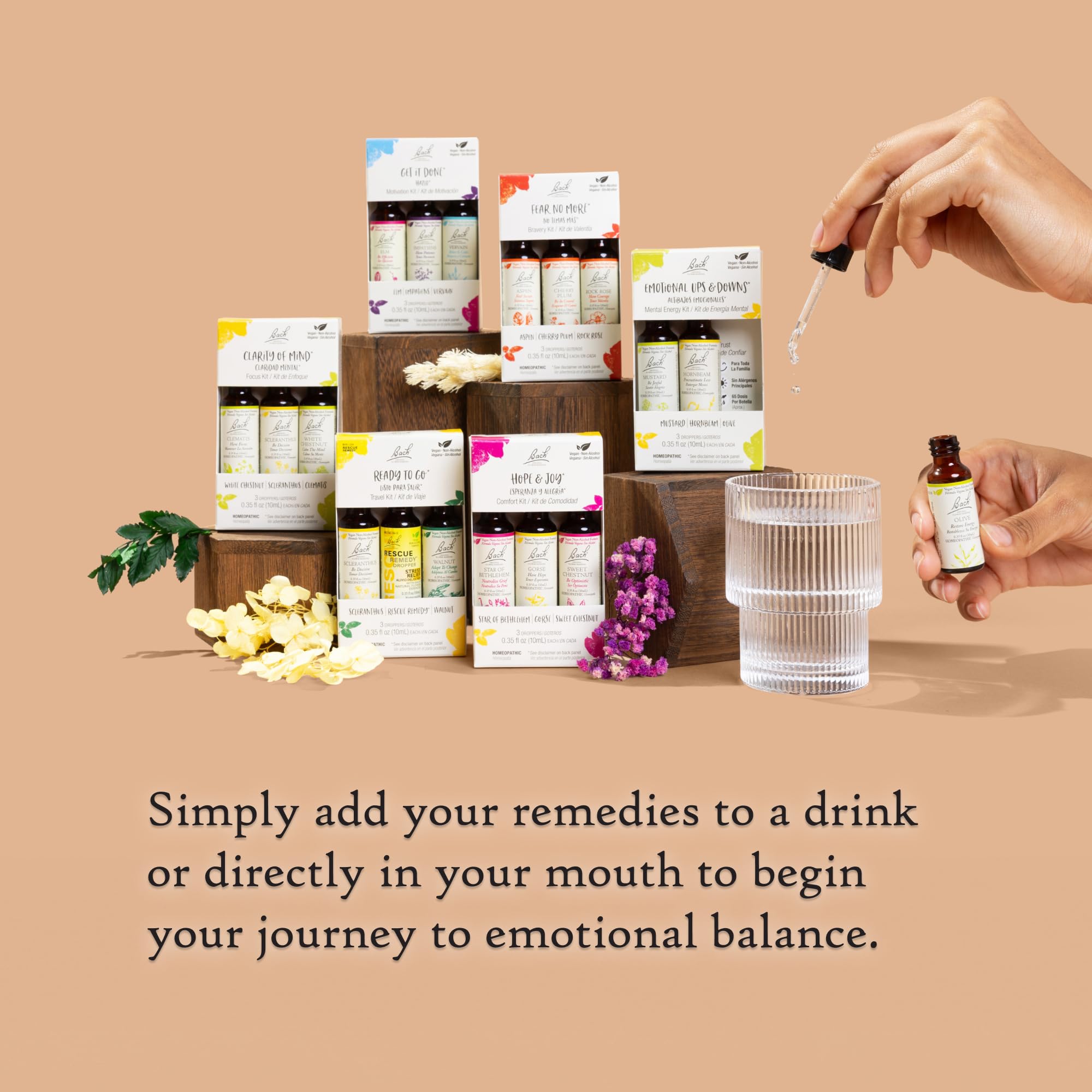 Foto 5 pulgar | Set De Trío Flower Remedies Bach Emotional Ups & Downs  3 X 10 Ml - Venta Internacional.