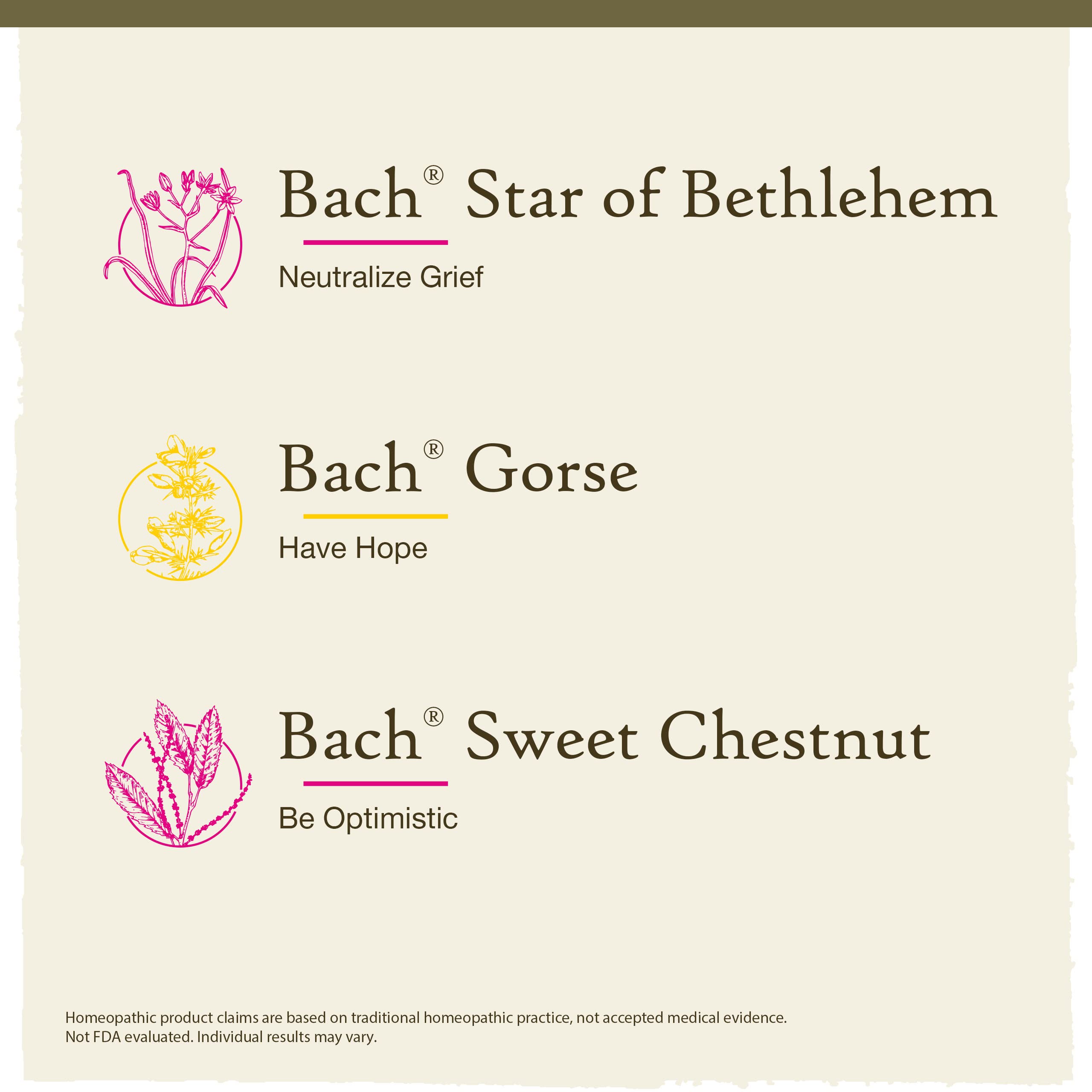 Foto 3 | Kit Hope And Joy De Flower Remedies Bach  3 Goteros De 20 Ml - Venta Internacional.