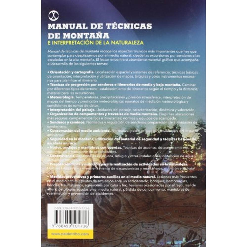 Foto 3 pulgar | Manual De Tecnicas De Montaña E Interpretacion De La Naturaleza