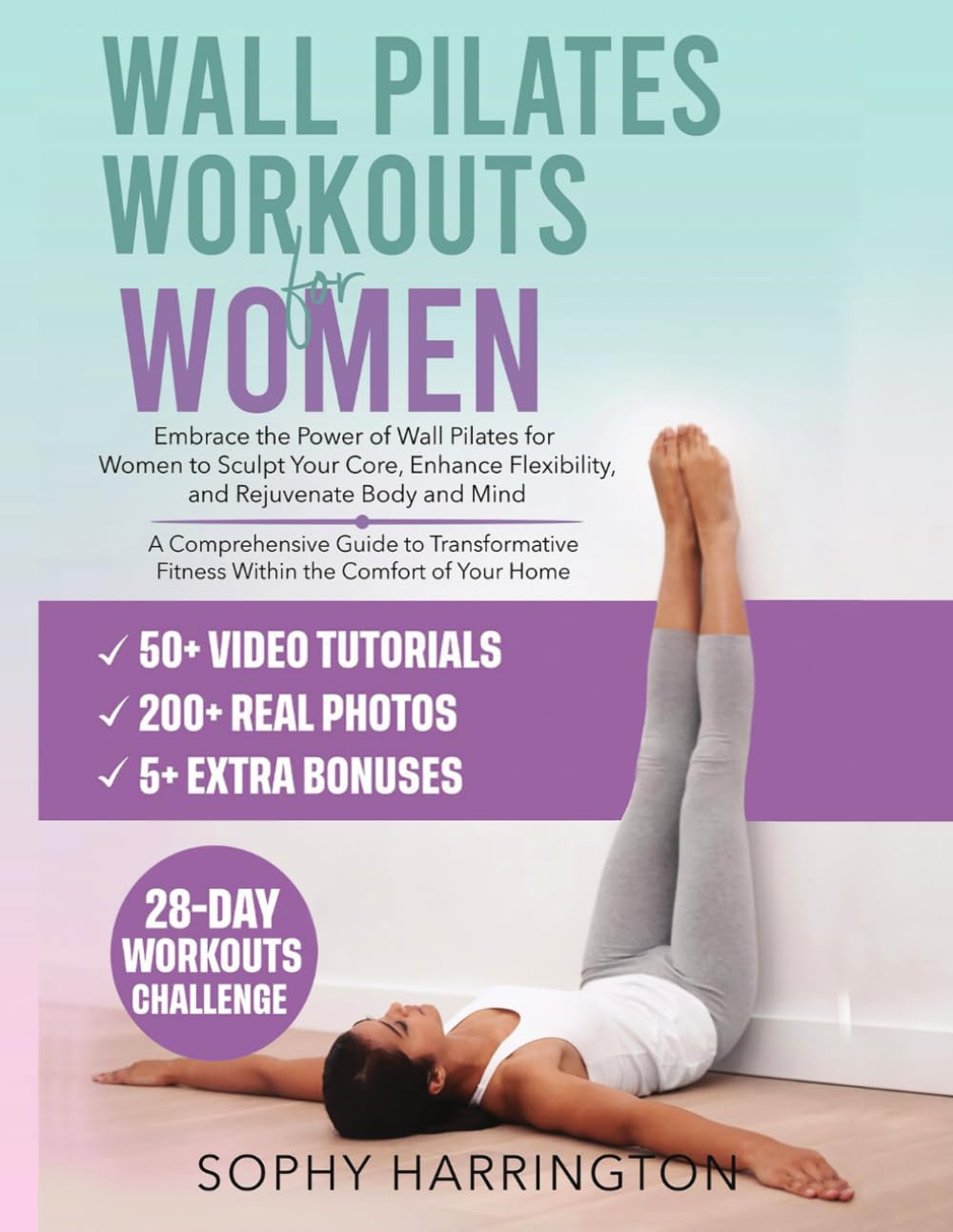 Cuaderno De Ejercicios De Pilates De Pared Para Mujer Con Más De 200 Unidades De Illustrator - Venta Internacional. $641
