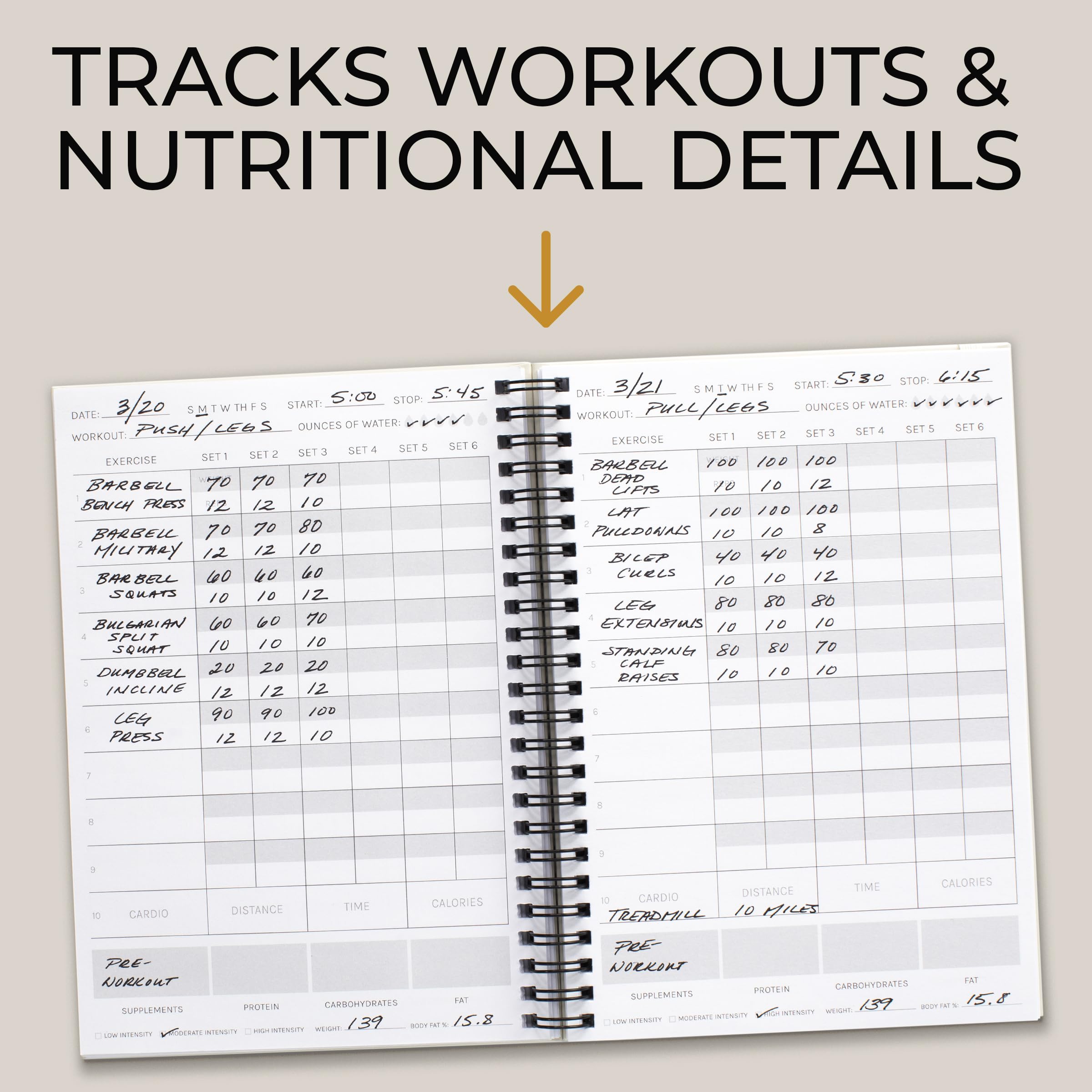 Foto 4 pulgar | Agenda De Ejercicios Y Libro De Registro Zicoto Ultimate De Fitness Journal - Venta Internacional.