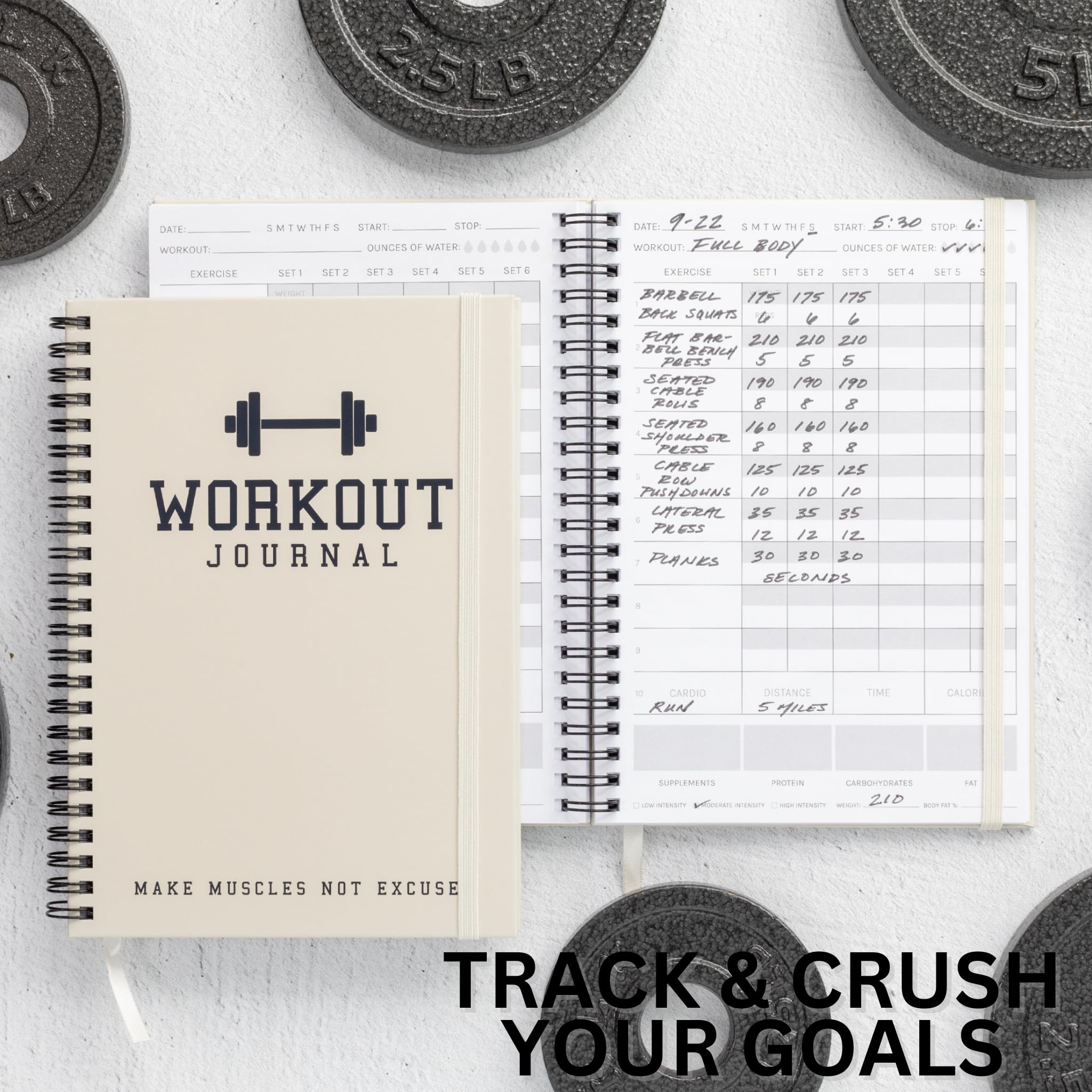 Foto 6 pulgar | Agenda De Ejercicios Y Libro De Registro Zicoto Ultimate De Fitness Journal - Venta Internacional.
