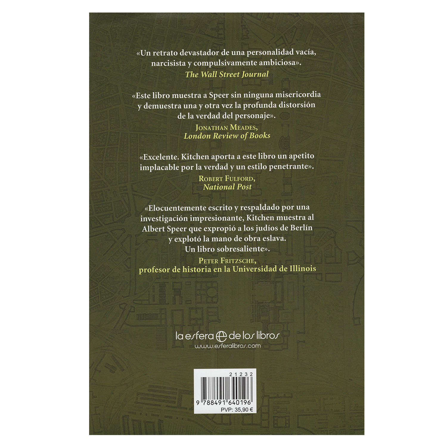 Foto 3 pulgar | Libro Speer la Esfera le los Libros Pasta Dura color Verde