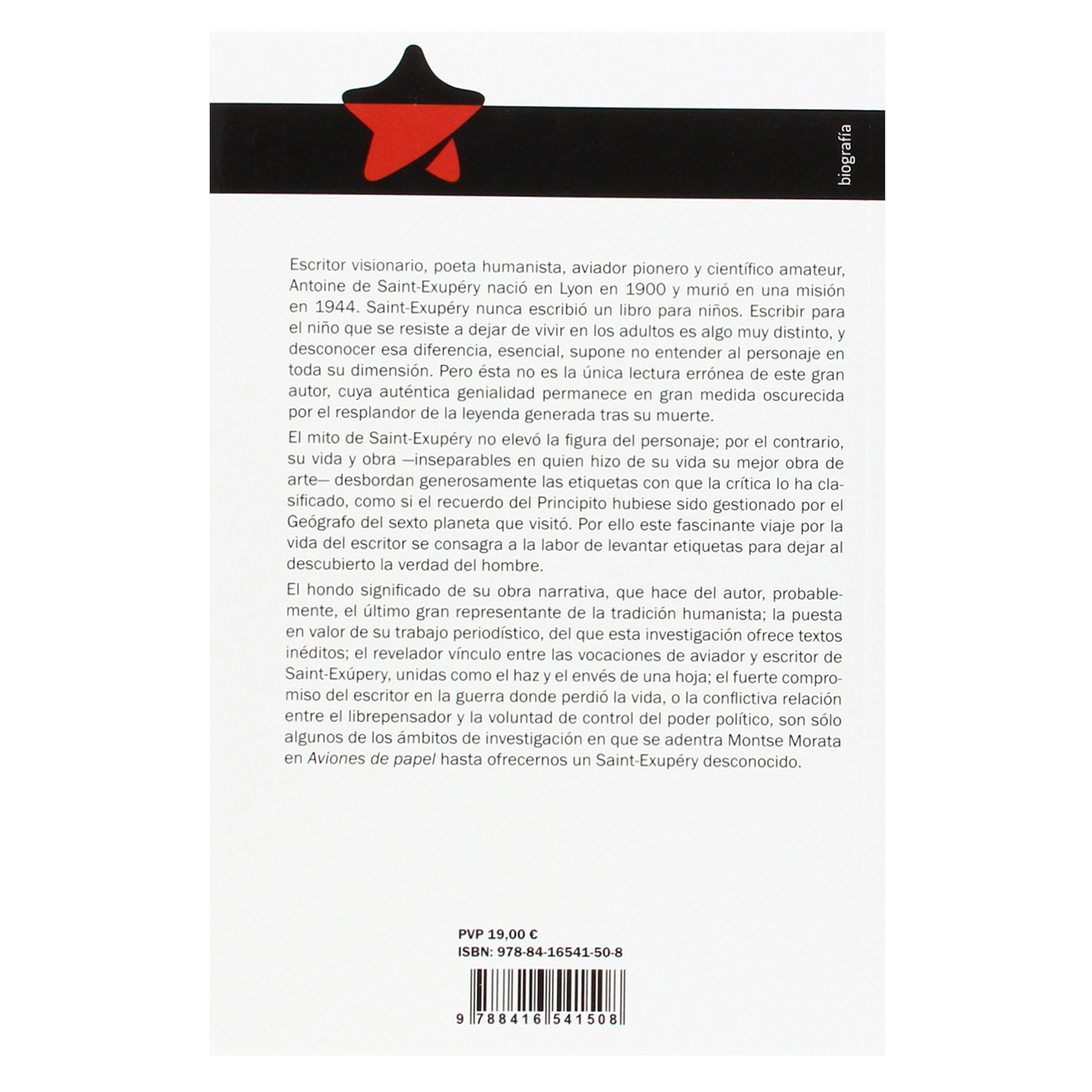 Foto 3 pulgar | Antoine De Saint Exupéry:  Aviones De Papel Stella Maris Rústica Con Solapas Blanco