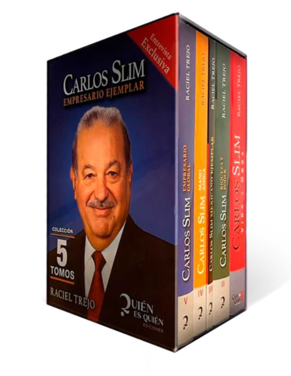 Foto 2 pulgar | Libros Carlos Slim: Empresario Ejemplar Paquete de Colección Editorial Quién es Quién Ediciones Raciel Trejo