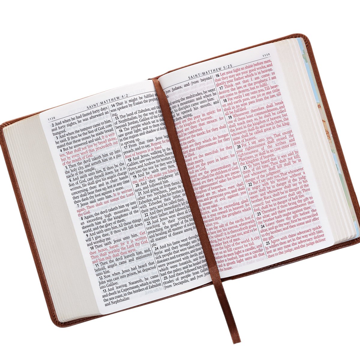 Foto 4 | Santa Biblia KJV Letra Grande Compacta con Piel Sintética - Venta Internacional