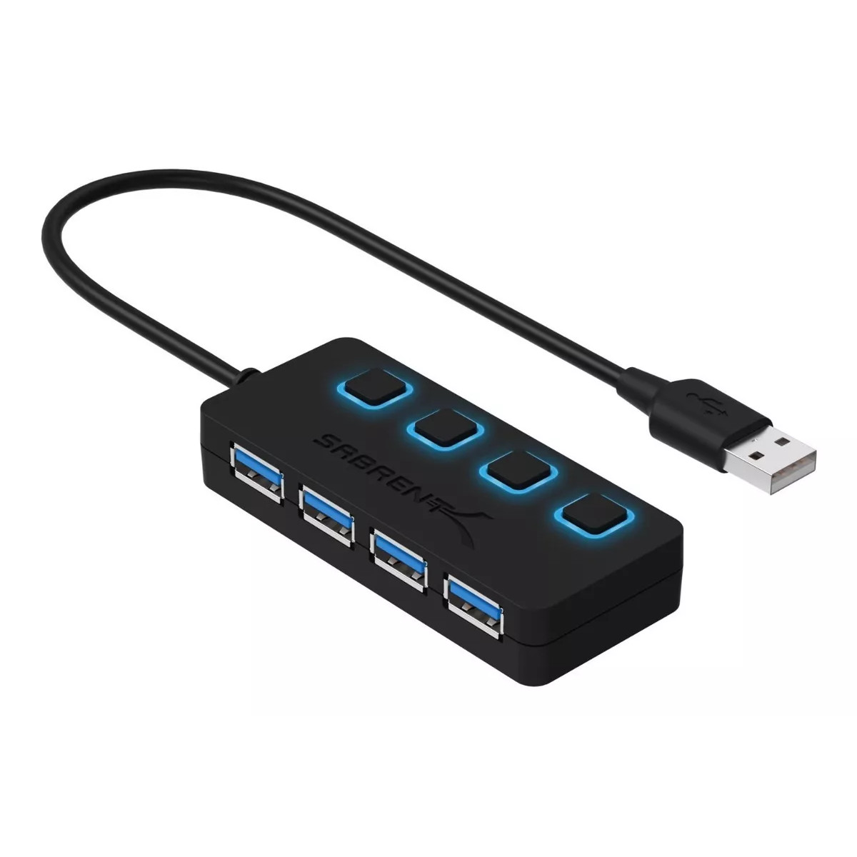 Foto 2 pulgar | Puerto Múltiple para USB 3.0 Sabrent HB-UM43 4 Puertos