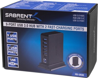 Foto 8 | Conector Sabrent con 7 Puertos USB 3.0 + 2 Puertos de Carga